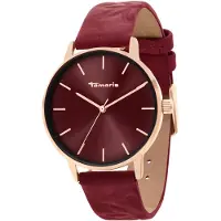 Tamaris Montre à affichage analogique rouge