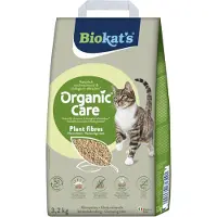 Biokat's 30l (env.12kg) Organic Care Litière pour chats en fibres végétales