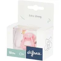 Cm main brand 1049 Difrax Sucette Naturelle 18m+ Rose tendre Cerf 1 pc(s) Sucette(S)