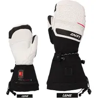 Lenz - Moufles chauffantes - Heat Glove 9.0 Finger Cap Mittens Women White/Black en Laine - Taille M - Blanc