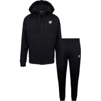 SikSilk Survêtement noir / blanc