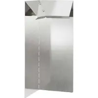 vidaXL Clôture anti-limaces Argent 10 x 10 x 25 cm Acier inoxydable