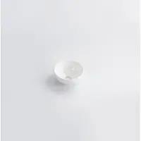 Qeramiq Dely Vasque - 20x20x9cm - ronde - céramique - blanc brillant