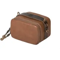 Wotancraft Pochette portable taille L, cuir marron
