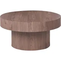 Beliani Table Basse Seul Marron Foncé