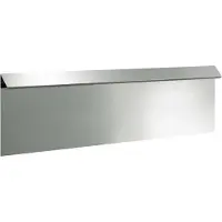 vidaXL Clôture anti-limaces, 100 x 3,5 x 25 cm, acier galvanisé, argenté