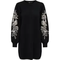 ONLY Robes en maille 'ONLMagnolia' écru / noir