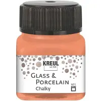Kreul Glass & Porcelain Chalky, peinture pour porcelaine et verre (20 ml)