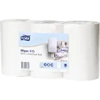 Tork Lingettes en papier multi-usages avec dérouleur intérieur M1, Essuie-tout, Blanc