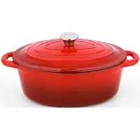 Carl Schmidt Sohn Moule avec couvercle en fonte Xanten 37 x 22 cm rouge CS-090975
