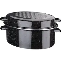 GSW Cocotte en acier émaillé - - Daubiere Email - 32 cm - Ovale - Induction