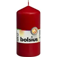 Bolsius Stumpenkerze 12x5,8cm rot