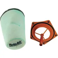 Twin Air Powerflow Yamaha Yfz 450 04-13&yzf 450r/se 09-21&yzf 450x 10-20 Air Filter Kit Blanc,Orange,Noir