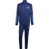 Adidas Sportswear Basic 3 Stripes French Terry Tracksuit Bleu 2XL Homme