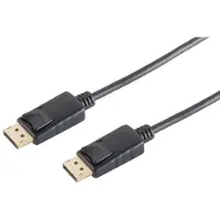 Shiverpeaks BS10-50055 Câble DisplayPort 5 m noir (5 m), Câble vidéo, Or, Noir
