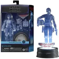 Star Wars The Black Series - Collection Holocomm - Bo-Katan Kryze - Figurine de collection 15 cm avec disco holographique illumin e - 4 ans et pl