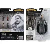Noble Collection Figurine Flexible Bendyfigs Jon Snow Le Trône De Fer 18 Cm