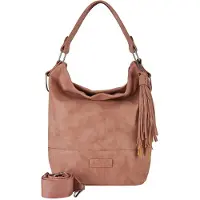 Fritzi aus Preußen sac à épaule Vintage Fritzi51 Hobo Bag Vintage vieux rose