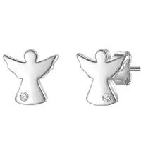 Glanzstücke Boucles d'oreilles argent / transparent