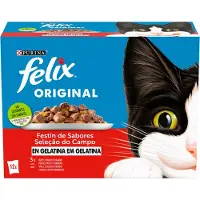 Purina Nourriture Pour Chats Felix Original Sea Feast 12x85g 6 Unités