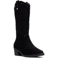 Xti pour femme. 13056901-NEGRO Bottes 130569 noires (37), 3 à 5 cm, Fermeture éclair, Casuel