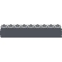vidaXL Bordures de jardin, 30 pièces, 103 x 0,05 x 22 cm, acier, anthracite