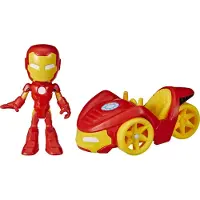 Hasbro Spidey And His Amazing Friends Iron Racer 10 cm figurine Iron Man