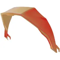 NEXX R3r Helmet Rear Spoiler Orange