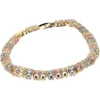 NAEMI Bracelet or / or rose / argent