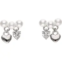 NAEMI Boucles d'oreilles blanc