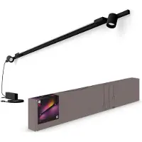 Philips Perifo Éclairage sur Rail Mur - 2 Spots + Gradient Light Tube - White and Color