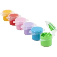 Creativ Company Acrylfarbe Hobbyfarbe Plus Color 6 x 5 ml, Sortierte Farben