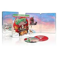 Import Dr Seuss' How The Grinch Stole Christmas SteelBook Blu-ray 4K Ultra HD