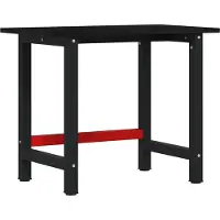 vidaXL Établi brun foncé 100x60x81,5 cm Chêne massif