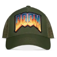 Doom Casquette Gaming de - Logo - pour Unisexe - vert foncé - Taille Standard