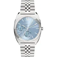 Liebeskind berlin Montre à affichage analogique bleu clair / argent