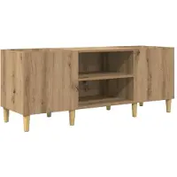 vidaXL Armoire à disques Chêne Artisan 121 x 38 x 48 cm