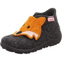 Superfit Pantoufle 'HAPPY OCTI' gris foncé / orange / blanc