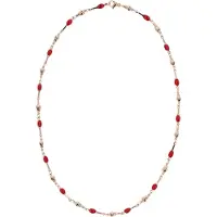 NAEMI Chaîne or / rouge