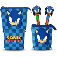KARACTERMANIA Sonic - Oówkowy etui z 2 zmazywalnymi dugopisami elowymi