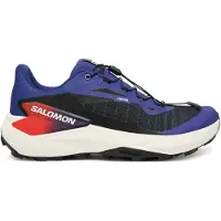 Salomon - Chaussures de trail - Genesis Equipe Surf The Web Fiery Red - Taille 43 1/3 - Bleu