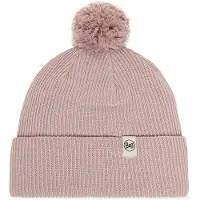 Buff Knitted Beanie Rose