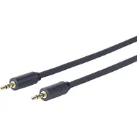 VivoLink - Câble audio - mini-phone stereo 3.5 mm mâle pour mini-phone stereo 3.5 mm mâle - 25 m - double blindage - noir