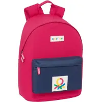 Safta Sacoche pour ordinateur portable Cerise bleu marine 31 x 41 x 16 cm