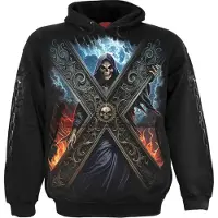Spiral Sweat-shirt à capuche de - Crossed Over - Sweat à Capuche - M - L - pour Homme - noir - Taille L