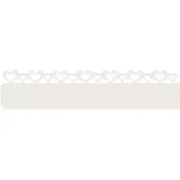 vidaXL Bordures de jardin, 30 pièces, 103 x 0,05 x 22 cm, acier, blanc