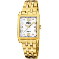 Lotus Montre Square Gold - Mother of pearl