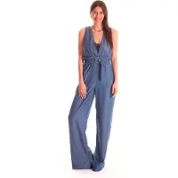 GUESS W92d71 Sleeveless Jumpsuit Bleu L Femme