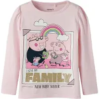 Name it T-Shirt 'NMFNORA PEPPA' or / rose / rose / noir