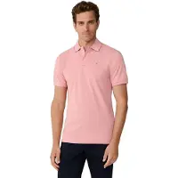 Hackett Hm5600093 Slim Fit Short Sleeve Polo Rose L Homme